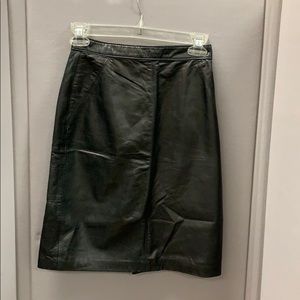 Leather skirt